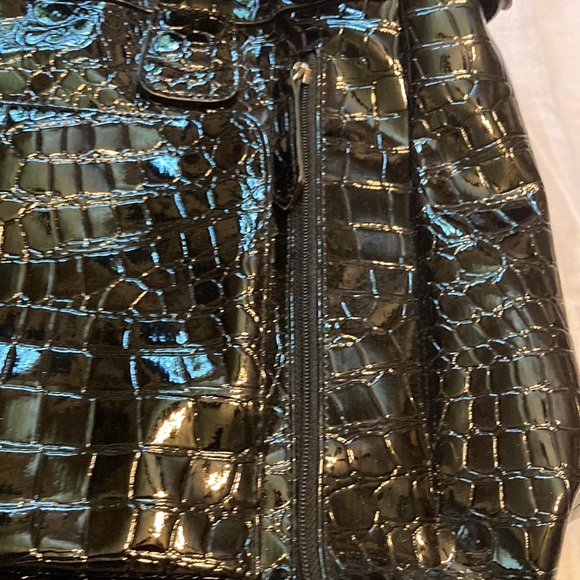 Bueno black pebbled satchel - Picture 3 of 11